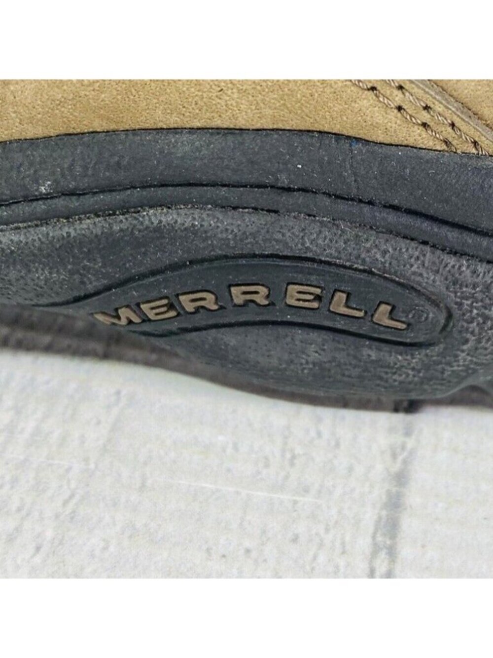 Merrell Woman TREVISO MOC STONE Light Brown Comfort Loafer Shoes Size 8 / 38.5 - Picture 9 of 13
